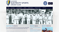 Desktop Screenshot of electricitysports.co.uk